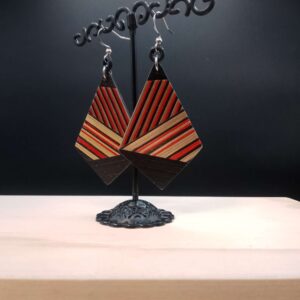 Boucles d'oreilles de forme géométrique