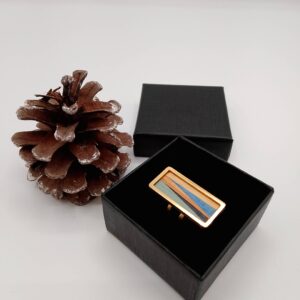 Bague rectangulaire.