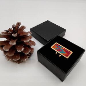 Bague rectangulaire.