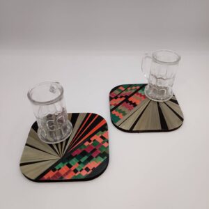 Lot de 2 dessous de verre
